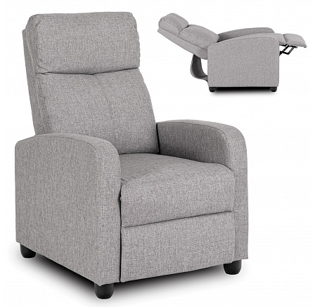 Rozkládací křeslo DANNY Šedé