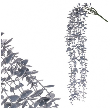 Eukalyptus - umělá převislá větev, šedá