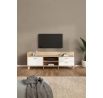 Tv komoda Iker 717, jackson hickory/bílá