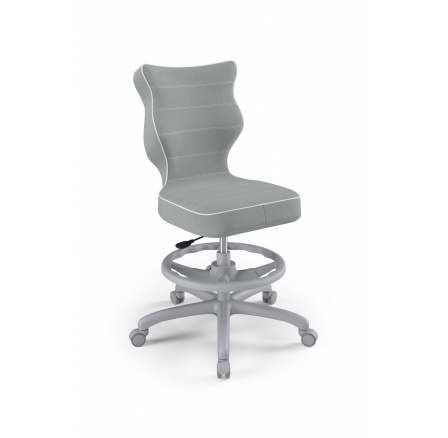 Židle kancelářská Petit, šedá Jasmine 03 velikost 5 WK+P