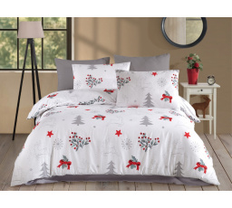 Vánoční povlečení francouzské bavlna 240x200,70x90 Klaudie