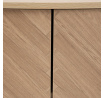 Komoda SWEN přírodní s kovovými nohami 80x40x88 cm 879109