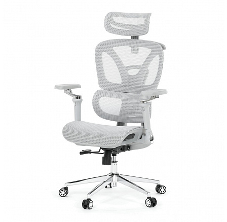 Kancelářská židle, synchronní mechanismus, šedá síťovina, KA-B2361 GREY