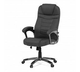 Kancelářské křeslo, houpací mechanismus, černá látka, KA-C713 BK2
