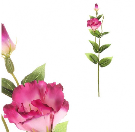 Eustoma - umělá řezaná květina, světle fialová