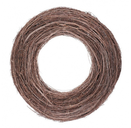 Věnec proutěný - pr. 80 cm, barva hnědá