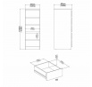 Komoda SIMPLICITY 233 Jackson Hickory 76233hl