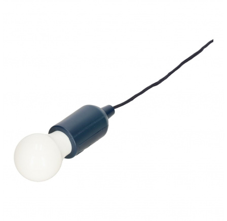 Závěsná lampa žárovka modrá