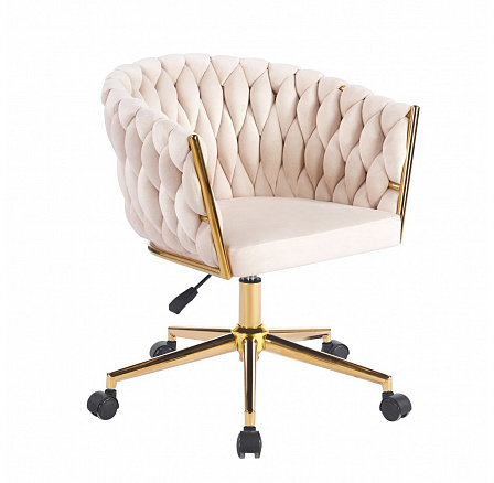 PŘEDPRODEJ -15% do 18.09! Otočná židle velvet - Riviera 06 béžová FB37-FX (G) PŘEDPRODEJ -15% do 18.09! Otočná židle velvet - Riviera 06 béžová FB37-FX (G)