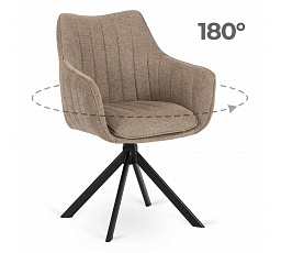 Otočná židle MUMBAI Béžová