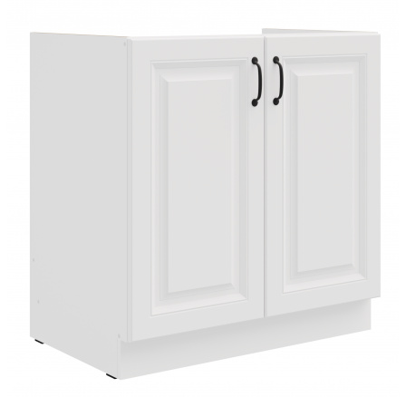 Dolní skřínka STILO - 80 ZL 2F BB, Bílá/Bílá