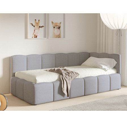 Postel TUNIS 200 x 90, nízký bok, Paros 5, Pravá Postel TUNIS 200 x 90, nízký bok, Paros 5, Pravá