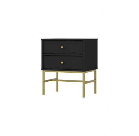 Noční stolek Tomila 801/3 černý grafit Noční stolek Tomila 801/3 černý grafit