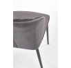 Jídelní židle K399, šedý Velvet