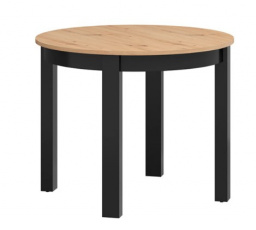 Konferenční stolek BERNARDIN STO, dub artisan/černý