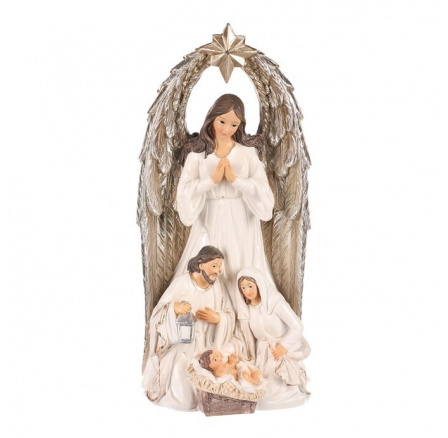 Betlém - dekorace na postavení, polyresin, barva béžová Betlém - dekorace na postavení, polyresin, barva béžová