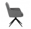 Jídelní židle, šedá, látka, DCH-P3170 GREY2