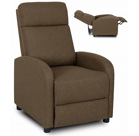 Rozkládací křeslo DANNY Hnědé