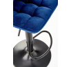 Barová židle H95, modrý Velvet