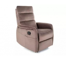 Masážní křeslo SOLON M VELVET, Cappuccino BLUVEL 38
