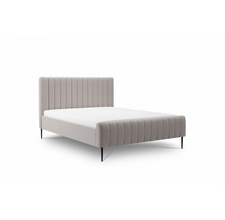 Čalouněná postel do ložnice Nicole - 140x200, Maya 01/černé nohy