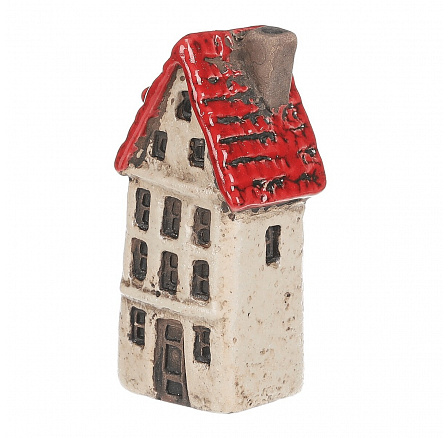 Domeček keramický - patrový, vel. S, béžový-červený Domeček keramický - patrový, vel. S, béžový-červený