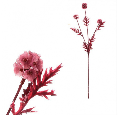 Hlaváč drobnokvětý - umělý řezaný, červená barva Hlaváč drobnokvětý - umělý řezaný, červená barva