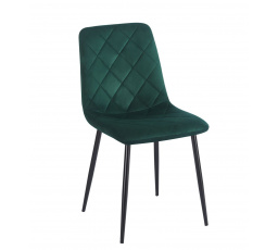 Židle velvet zelená K6-FX