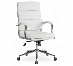 Otočná židle CAMILO Bílá Ekokůže