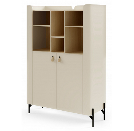 Regál SALERNO SA-4, Macadamia/Dub Mavelie