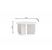 Konferenční stolek BLANCO 37, borovice sněžná