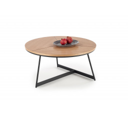 Konferenční stůl KARIDA, dub/černá