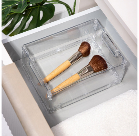 Organizér KENTA transparentní skládací 30,5x20,5x12 cm 735028