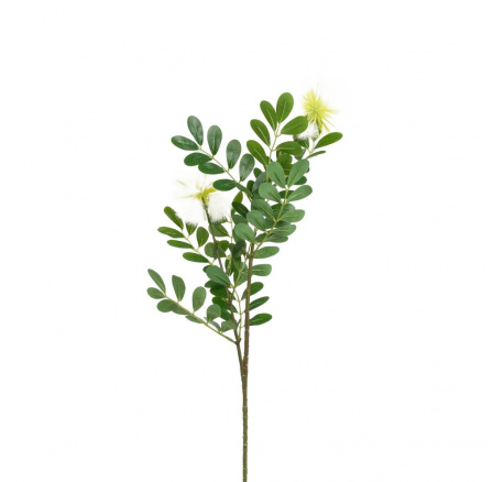 Umělá větvička FREESIA bílé kulaté 88 cm 739026