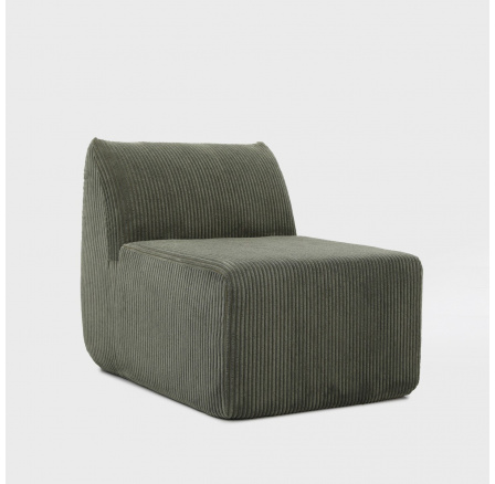 Modulární křeslo SVELA olivový manšestr 59,5x80x62 cm 746765