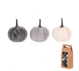 Dýně plastová s látkou, mix 3 barev, cena za balení (24 ks)