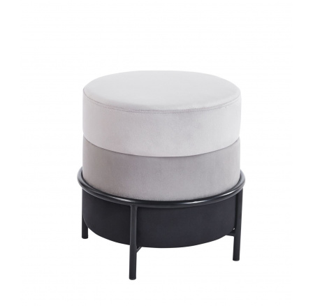 PŘEDPRODEJ -15% do 21.11 ! Puf samet (j.šedá/šedá/černá) P8-FX (B) PŘEDPRODEJ -15% do 21.11 ! Puf samet (j.šedá/šedá/černá) P8-FX (B)