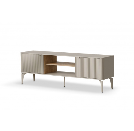 BELUCI RTV-1 televizní stolek kašmír / dub cremona BELUCI RTV-1 televizní stolek kašmír / dub cremona