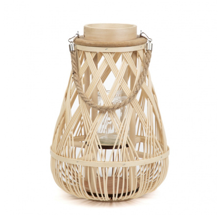 Lucerna RADIANT pletená přírodní 35 cm 889122