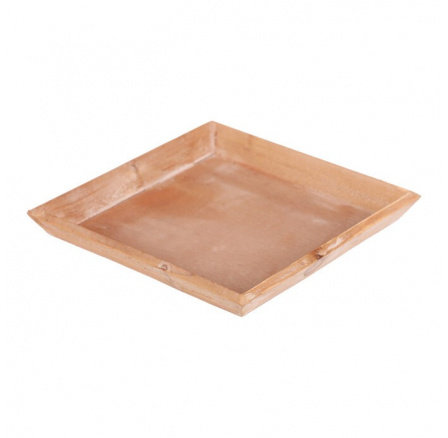 Tác dřevěný - čtvercový, barva přírodní Tác dřevěný - čtvercový, barva přírodní