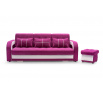 Pohovka NINA + Taburet, Aston 11 +Soft 017