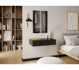 ISLA toaletka černý mat (1 ks)=1 str. )