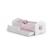 Dvojlůžko s bariérkou a matracemi CASIMO II SLEEPING PRINCESS 160x80 Bílá