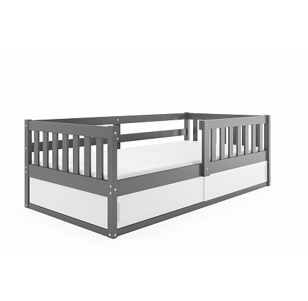 Dětská postel SMART s matrací, Grafit