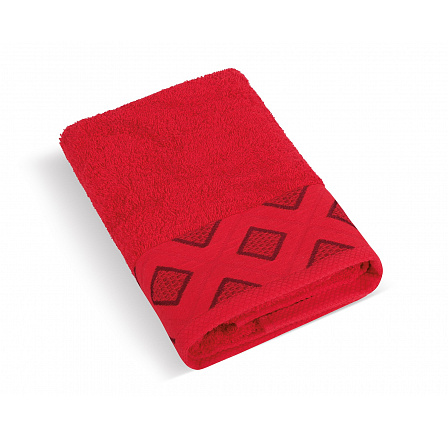 Froté osuška Diamant 70x140cm 500g červená