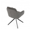 Jídelní židle, šedá, látka, DCH-P3174 GREY2