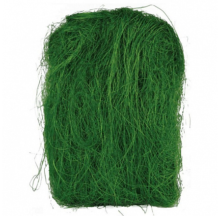 Sisálové vlákno - balení 50 g, barva tmavě zelená
