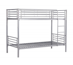 Patrová postel stříbrná BND006