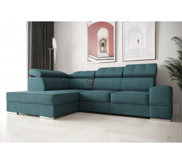 Rohová sedací souprava ROYAL I 260×185 - mořská zelená , levá