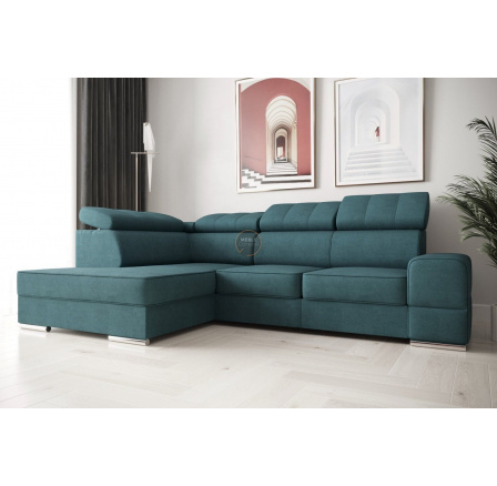Rohová sedací souprava ROYAL I 260×185 - mořská zelená , levá Rohová sedací souprava ROYAL I 260×185 - mořská zelená , levá